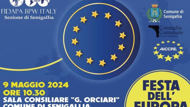 FESTA DELL'EUROPA 9-5-2024 ORE 10.30 AULA "G. ORCIARI"